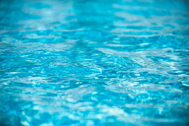 istock Ripple Water in swimming pool with sun reflection. Wavy water background. 2222553427