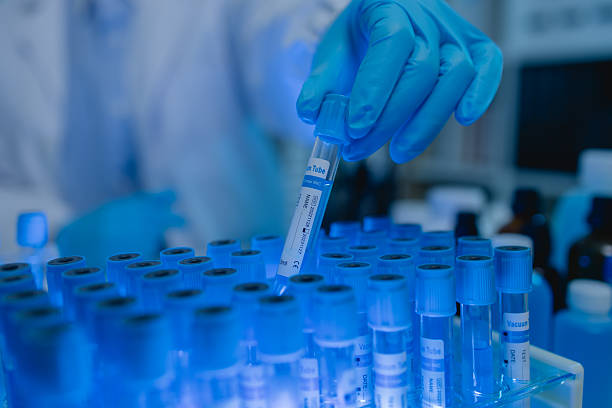 istock a female chemist is testing various liquid compounds in a lab, a scientist is doing research on the development of science in a lab, laboratory, test tube, scientific 2222556904