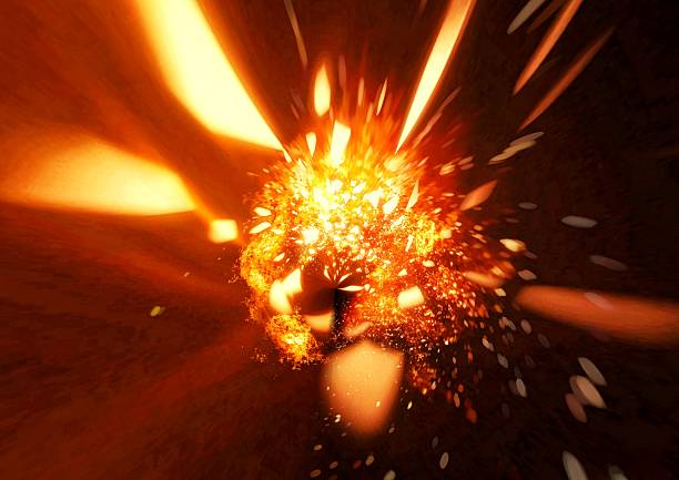 istock 3d illustration of an explosion and burning flames 2222559989