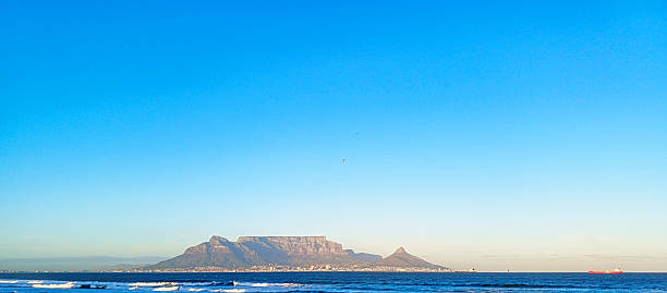istock Cape Town's beautiful Table Mountain, seen from across Table Bay 2222561683