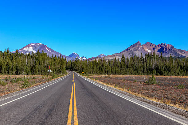 istock South Sister and Broken Top viewed from Oregon Route 372, OR 2222561740