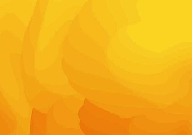 istock Abstract Art A gradient composition of abstract shapes and forms in warm yellow tones. The artwork invites the viewer to explore the depths and embrace the feeling. 2222564401