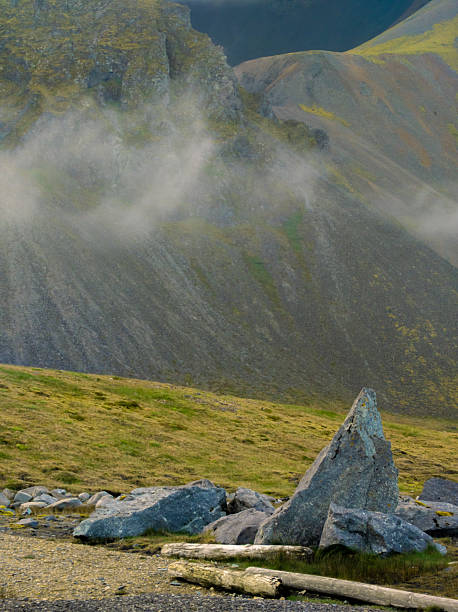 istock Grey rocky mountains in Iceland. 2222566986