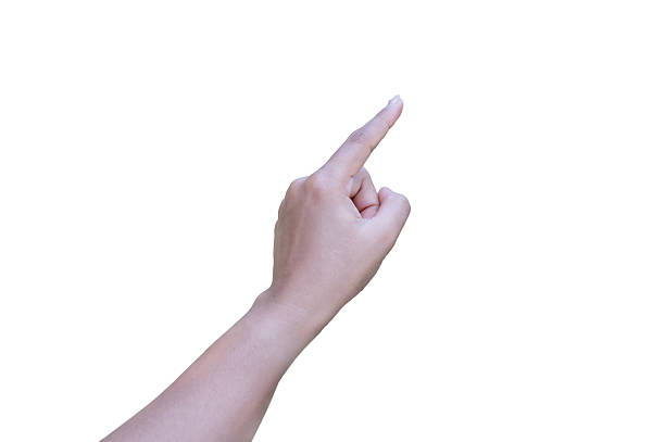 istock Image of woman's hand on white background 2222572670