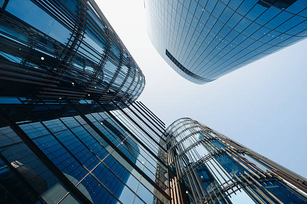 istock skyscraper in megalopolis with glass windows 2222572918