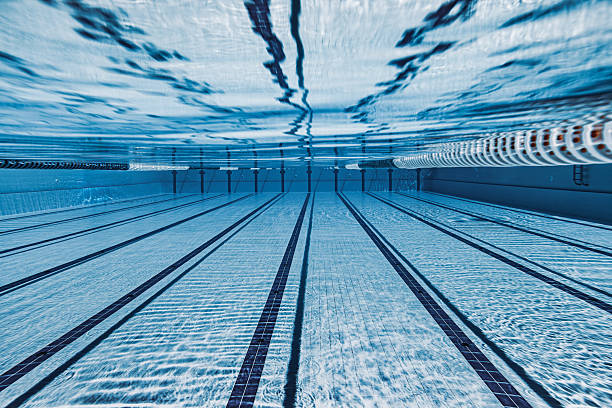 istock Sport swimming pool underwater background... 2222575702