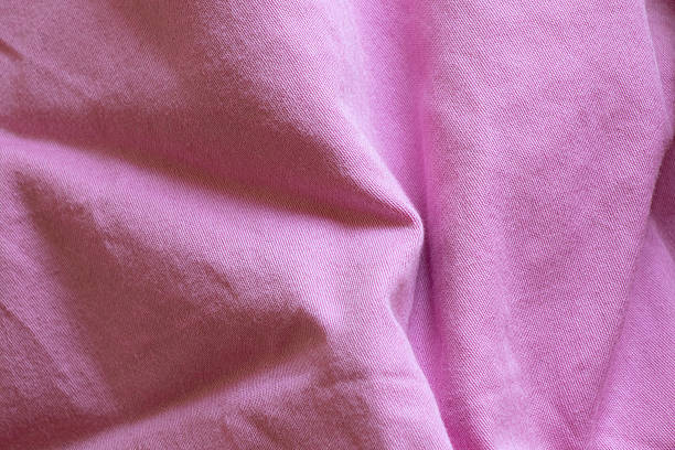 istock Pink cotton fabric close up texture for background, wallpaper 2222582035