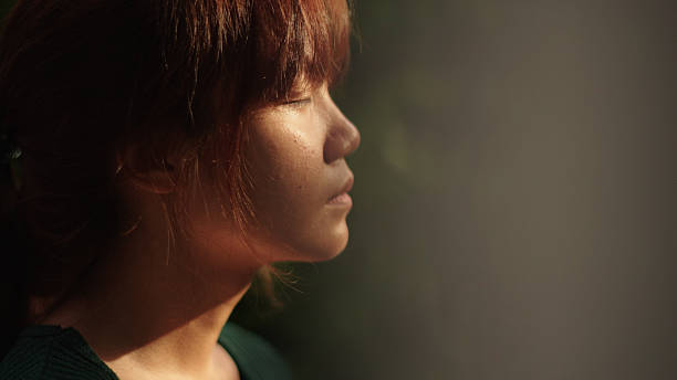 istock Teenager relaxing with sunlight. 2222586324