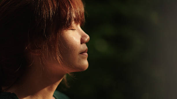istock Teenager relaxing with sunlight. 2222586326
