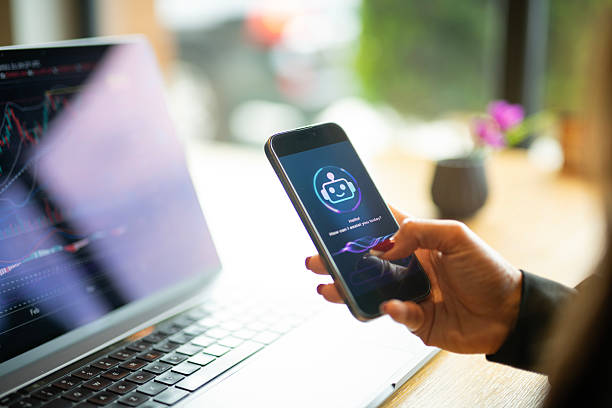 istock Using ai for crypto trading and exchange market. 2222588502