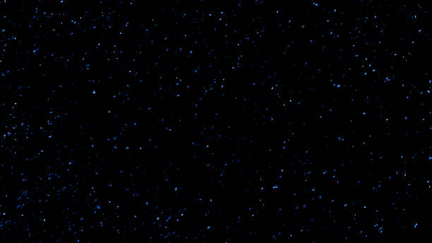 Stars in the night. Galaxy space background. Starry night sky. Stars falling in the loop.