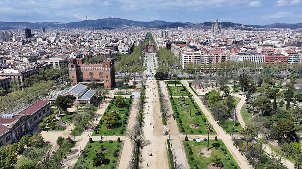 istock Stunning Arc de Triomf at Barcelona Catalonia Spain. 2222593280