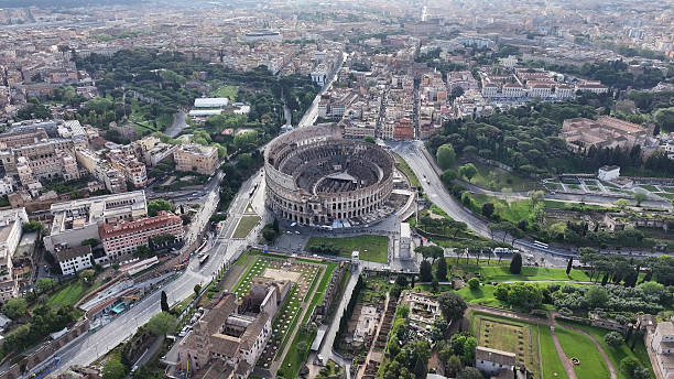 istock Archaeological Park At Rome In Lazio Italy. 2222593363