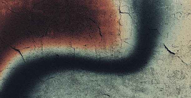 istock Beautiful soft gradient background with noise. Abstract pastel blurred soft grain gradient banner background.Texture of cracked paint on wall with grunge effect. Nostalgia, vintage, retro, old photo 2222593827