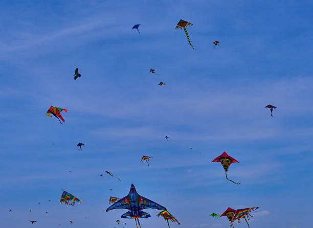 istock Hundreds of kites soaring high over Cholula 2222606426