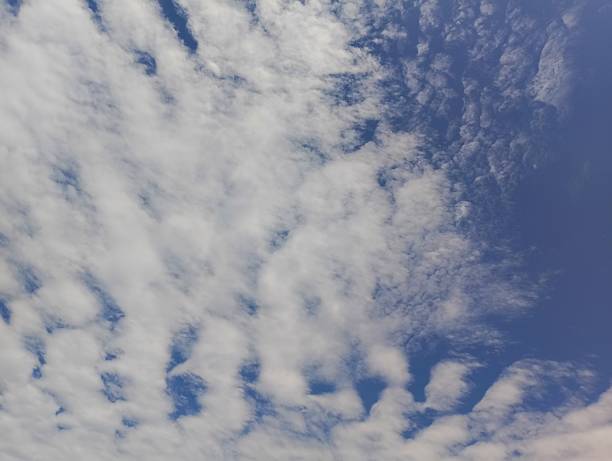 istock Delicate layers of cirrocumulus clouds creating an ethereal skyscape 2222606810