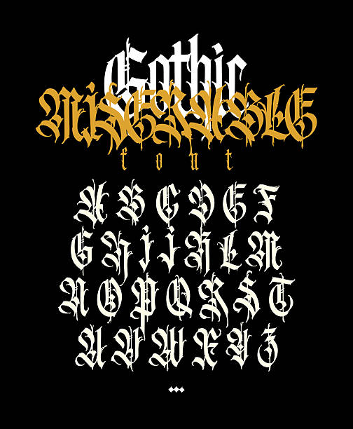 Block Lettering Germanic 150+ Germanic Tattoos Background Stock Illustrations, Royalty-Free ...