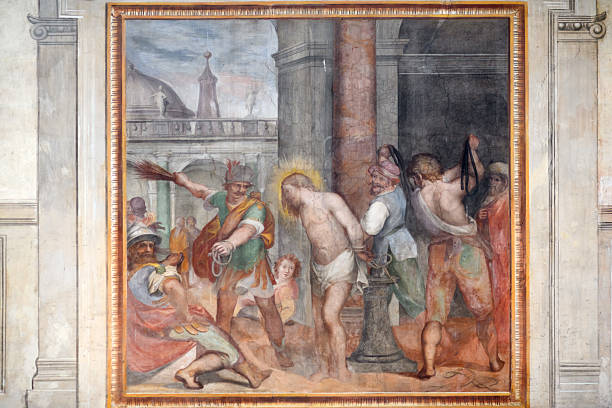 istock The Passion of Jesus - The Scourging 2222609727