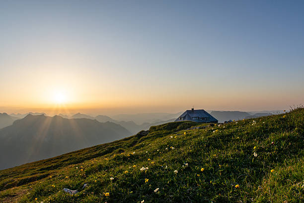 Sunset at Eisenerzer Reichenstein in Styria, Austria
