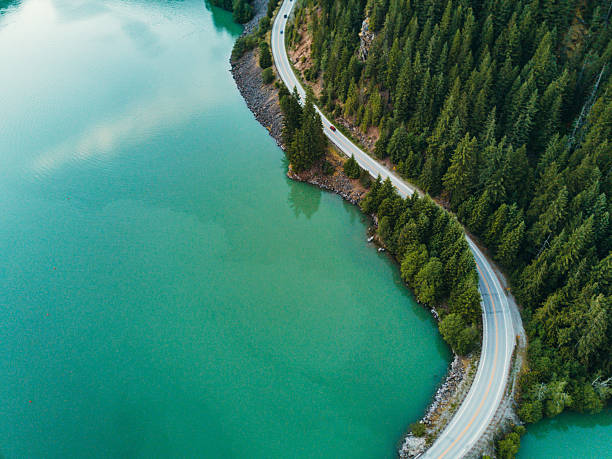 winding road in the washington state