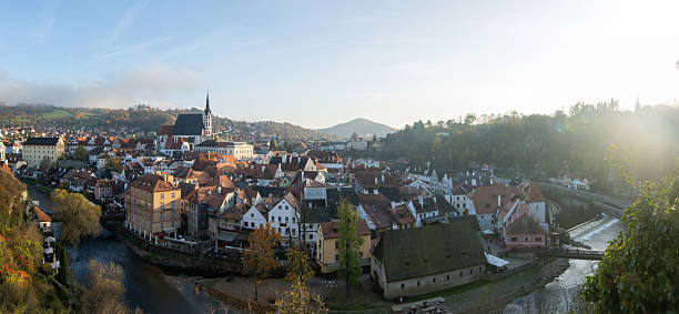 istock Panoramic view of Cesky Krumlov, Czech Republic 2222623938