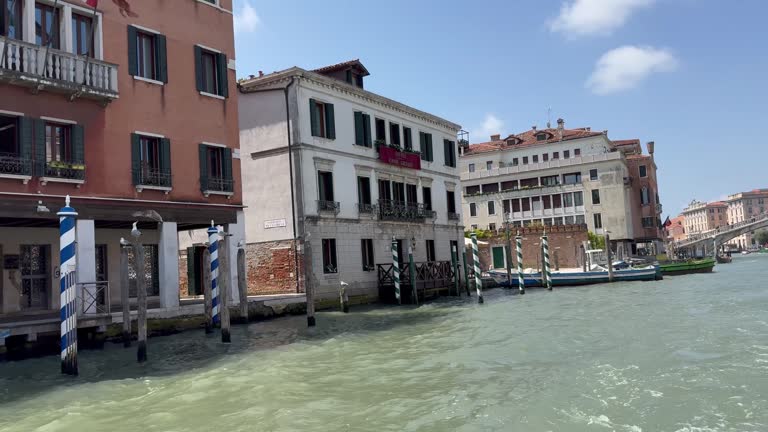 Tranquil canal journey in venice: exploring iconic architecture and relaxed atmosphere
