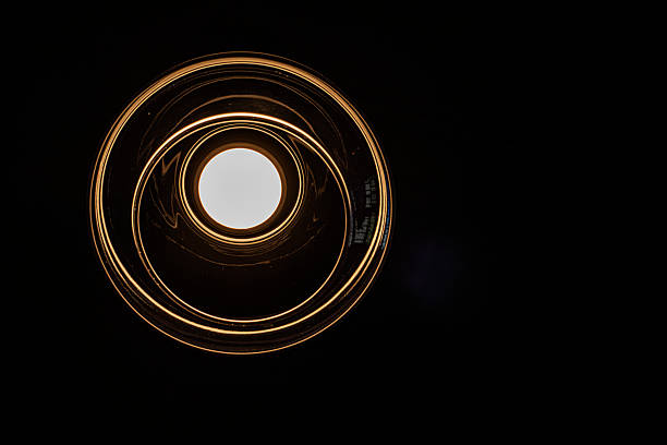 istock full moon through a pipe in the dark sky. Halloween. All Saints' Day 2222637119