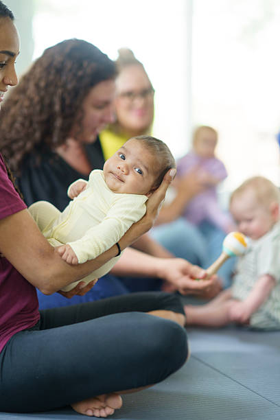 istock Mothers Engaging in Infant Bonding Activities During Group Session 2222638599