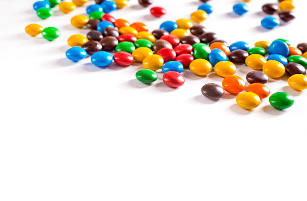 istock Multi-colored sweet candies (confectionery) of different colors. 2222649739
