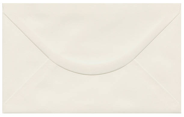 istock Ivory White Greetings Card Envelope, Detailed Natural Pearl Paper Texture Pattern, Large Detailed Isolated Horizontal Macro Closeup, Private Correspondence Concept, Blank Empty Textured Copy Space Background 2222663859