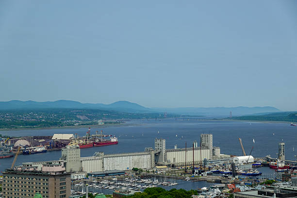 istock Industrial Port Harbor Mountain View 2222665547