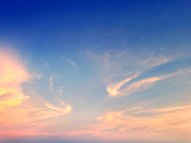 istock Full frame colorful beautiful sunset sky background 2222681111
