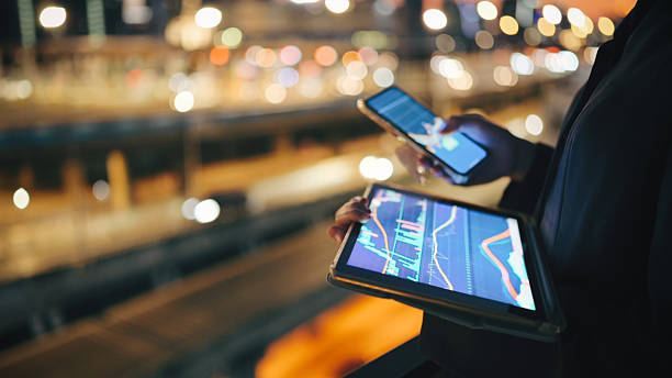 istock financial technology and trading analytics visualized over futuristic urban skyscrapers at singapore central financial hub of asia 2222690681
