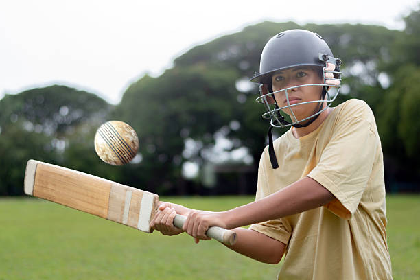 istock Young Cricket sport player 2222697748