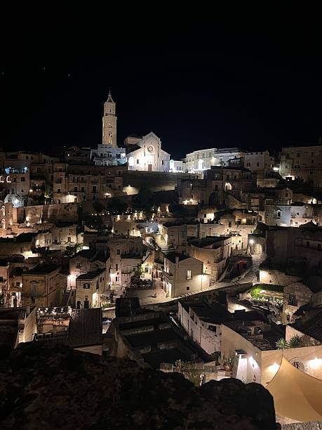 istock Night in Matera, Italy 2222698269