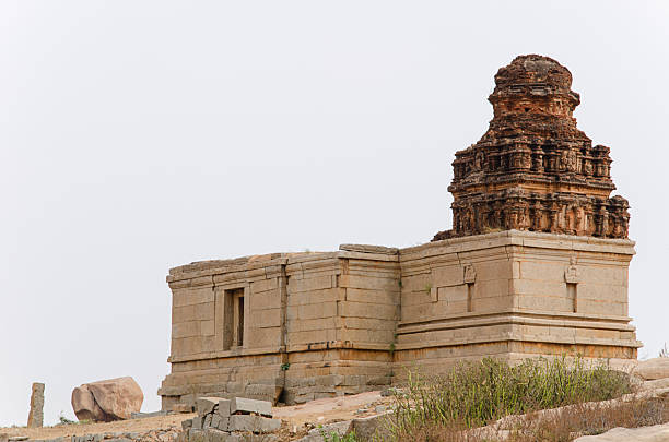 istock Architecture of ruins temple in Hampi 2222701763