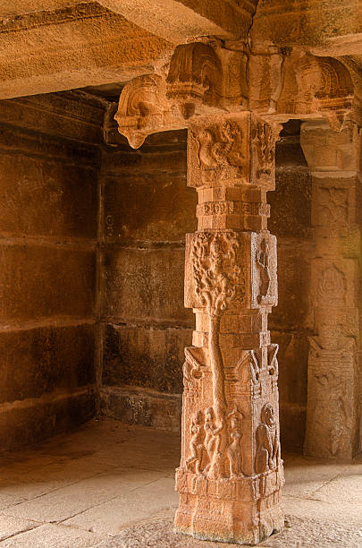 istock Architecture of ruins temple in Hampi 2222701773