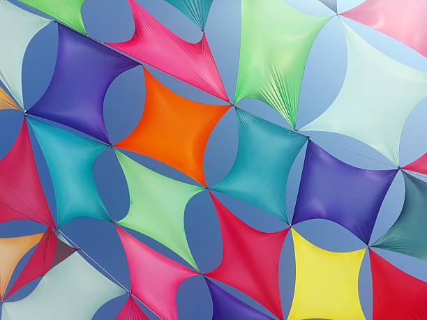 istock Pride flag against blue sky. Rainbow flag 2222713660
