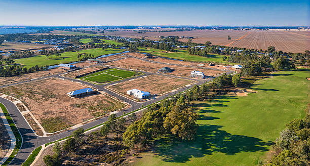 istock Black Bull golf course in amongst new housing development in Yarrawonga 2222718826