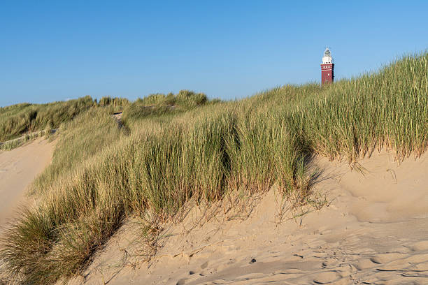 Westhoofd lighthouse near Ouddorp, Netherlands