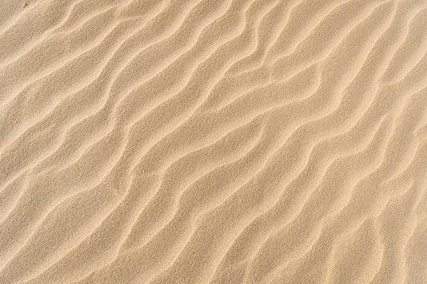 istock Yellow Wavy Sand Textured Background 2222741458