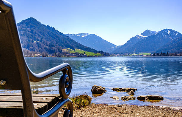 famous lake schliersee - bavaria - germany