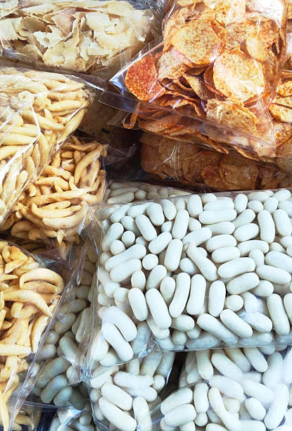 istock Assortment of Traditional Indonesian Snacks and Crackers 2222752953