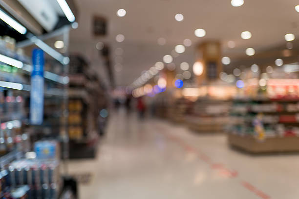 istock Defocused Background of a Supermarket Aisle 2222754449