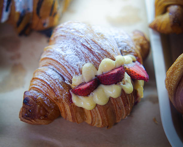 Croissants from the Sunday market.