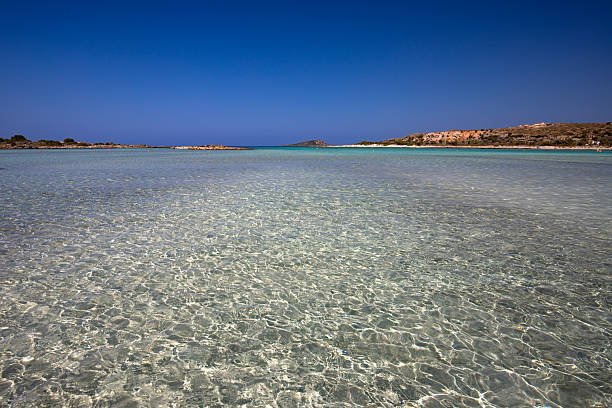 istock Beautiful sandy beach with pink sand on Elafonisi, Crete, Greece. 2222779180
