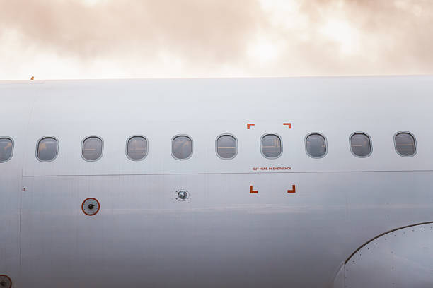 istock Minimalist View of Aircraft Side Windows 2222781460