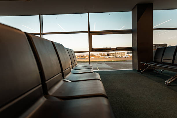 istock Empty Passenger Waiting Zone at Airport 2222782063