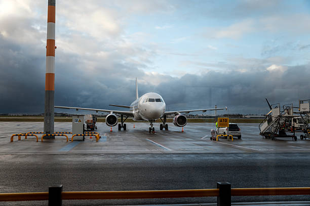 istock Busy Airport Apron with Aircraft Servicing 2222783319