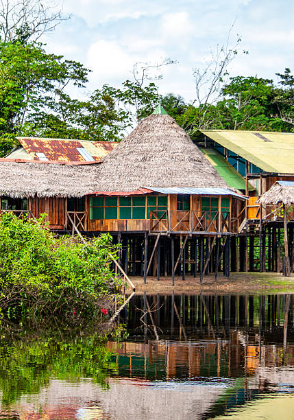 istock Traditional Amazon Lodge in Leticia 2222789655
